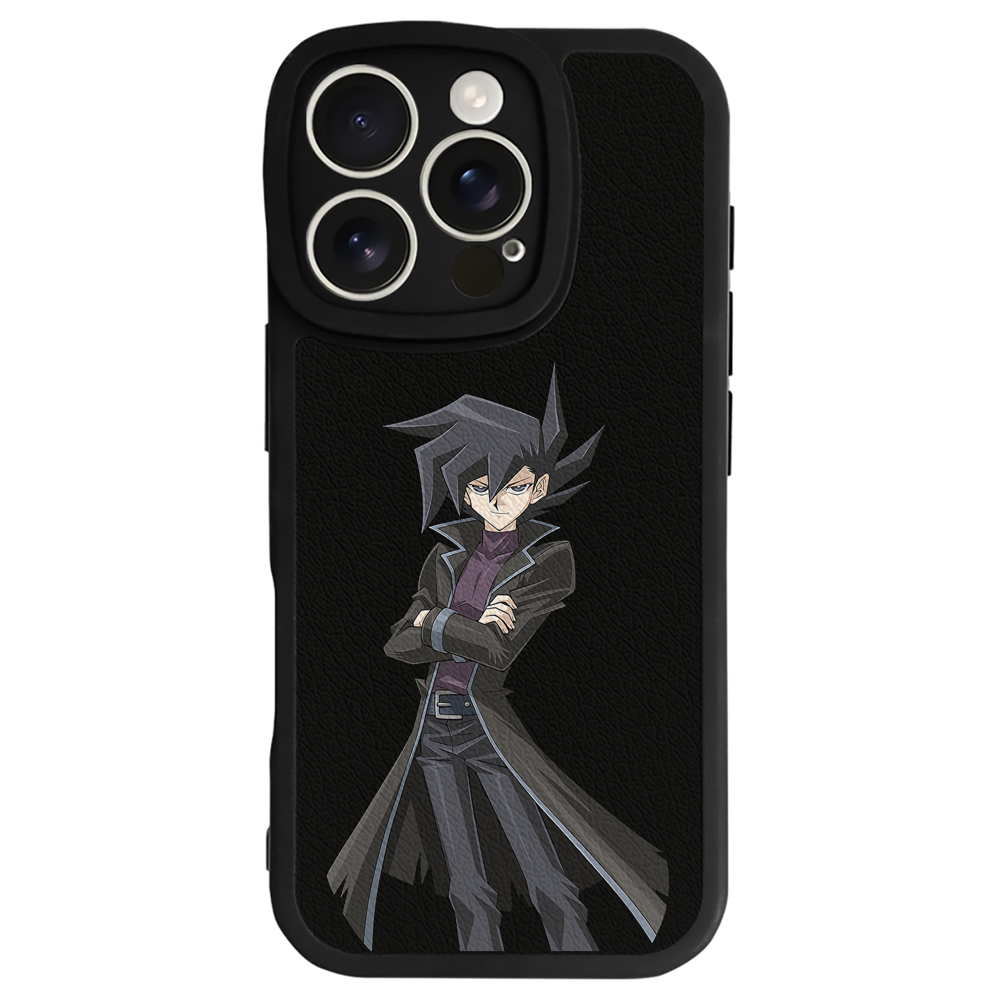 遊☆戯☆王 Yu-Gi-Oh! 【iPhone 16シリーズ対応】シリコンスマホケース（レザー調） 材質：シリコン